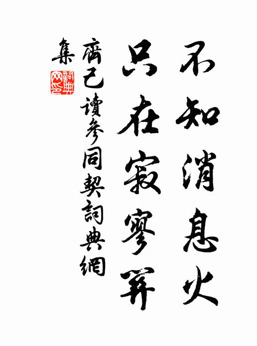 齐己不知消息火，只在寂寥关书法作品欣赏