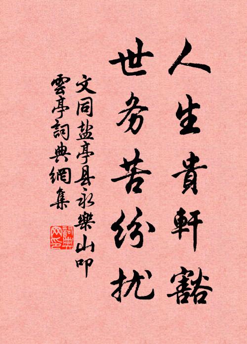 文同人生贵轩豁，世务苦纷扰书法作品欣赏