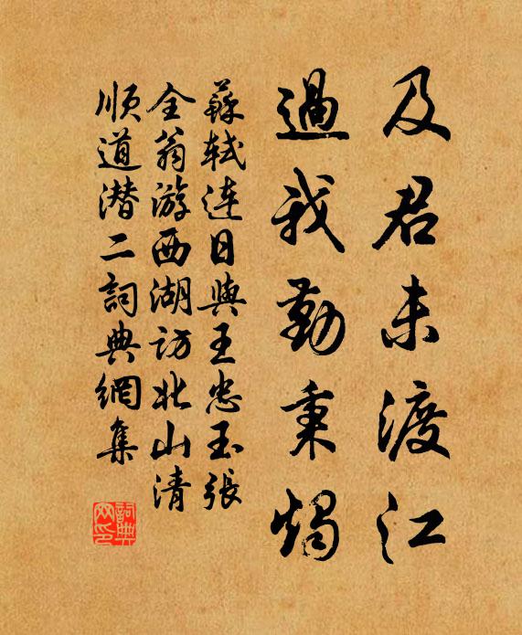 苏轼及君未渡江，过我勤秉烛书法作品欣赏