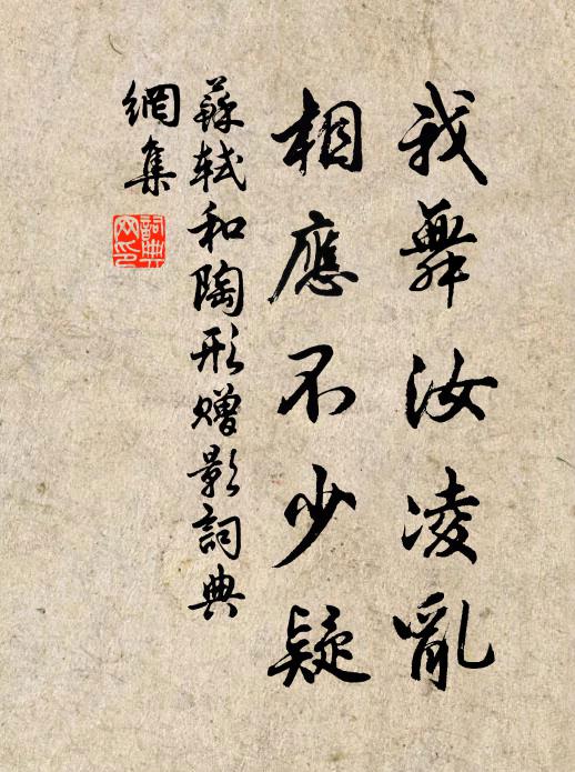 苏轼我舞汝凌乱，相应不少疑书法作品欣赏