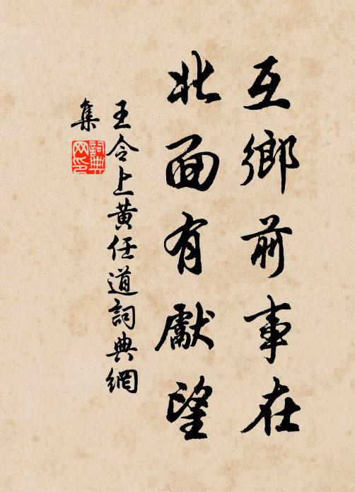 王令互乡前事在，北面有先望书法作品欣赏