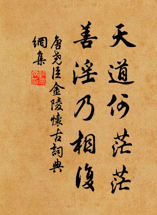 唐尧臣天道何茫茫，善淫乃相复书法作品欣赏