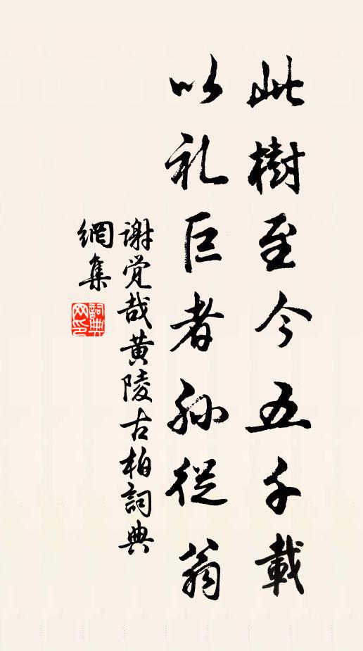 谢觉哉此树至今五千载，以礼巨者孙从翁书法作品欣赏