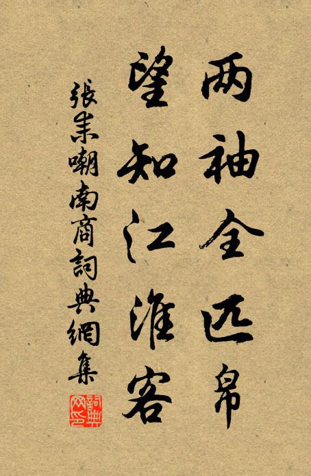 张耒两袖全匹帛，望知江淮客书法作品欣赏