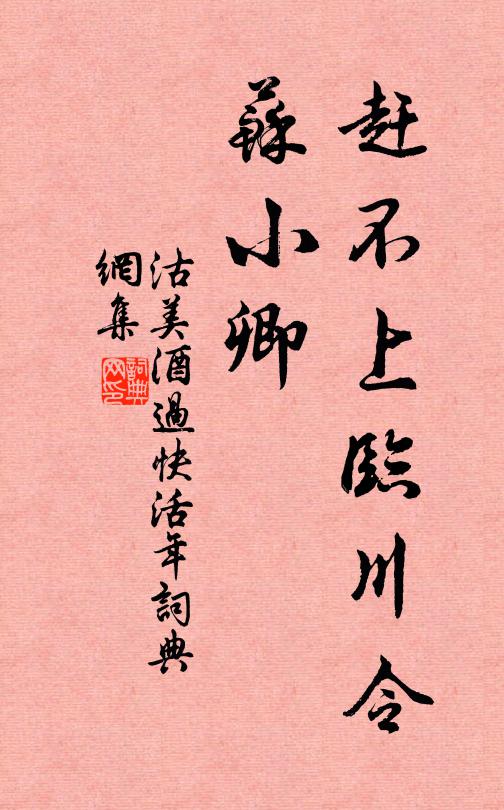佚名赶不上临川令，苏小卿书法作品欣赏