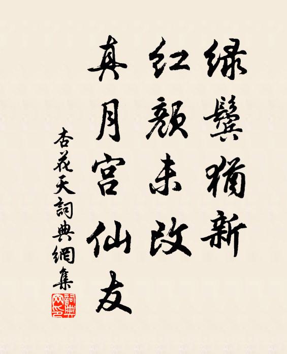 佚名绿鬓犹新，红颜未改，真月宫仙友书法作品欣赏