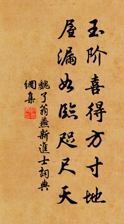 魏了翁玉阶喜得方寸地，屋漏如临咫尺天书法作品欣赏