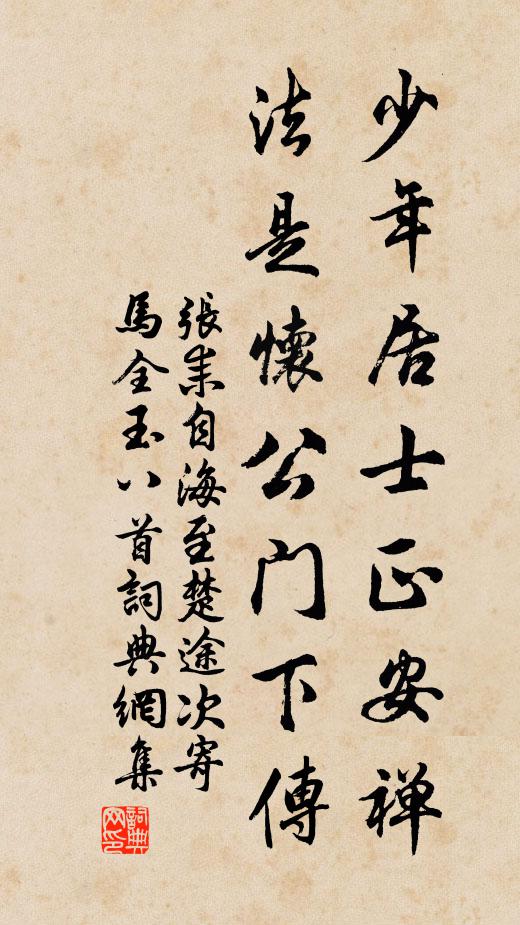 张耒少年居士正安禅，法是怀公门下传书法作品欣赏