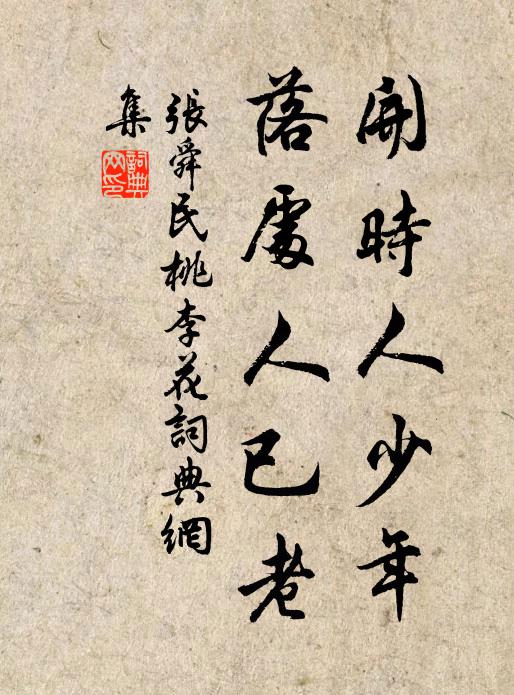 张舜民开时人少年，落处人已老书法作品欣赏