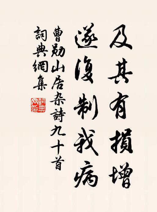 曹勋及其有损增，遂复制我病书法作品欣赏