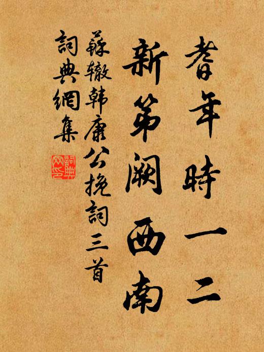苏辙耆年时一二，新第阙西南书法作品欣赏