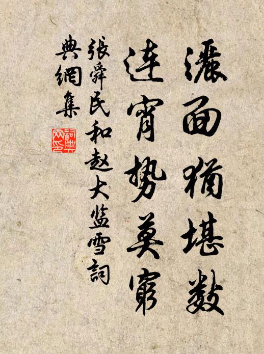 张舜民洒面犹堪数，连宵势莫穷书法作品欣赏