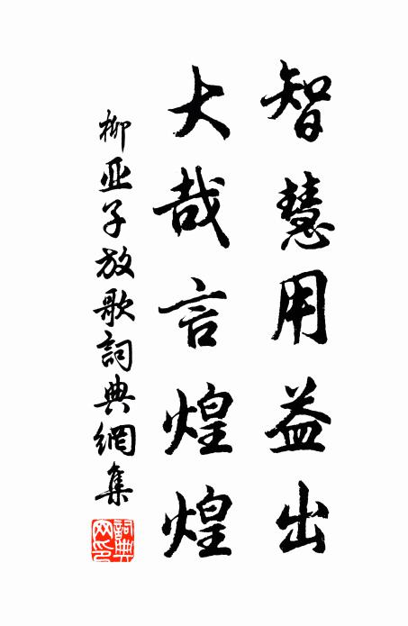 柳亚子智慧用益出,大哉言煌煌书法作品欣赏