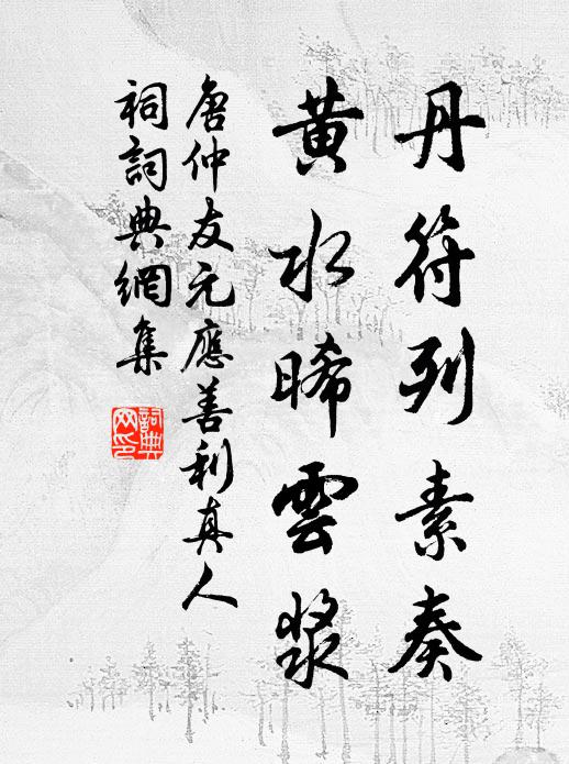 唐仲友丹符列素奏，黄水晞云浆书法作品欣赏