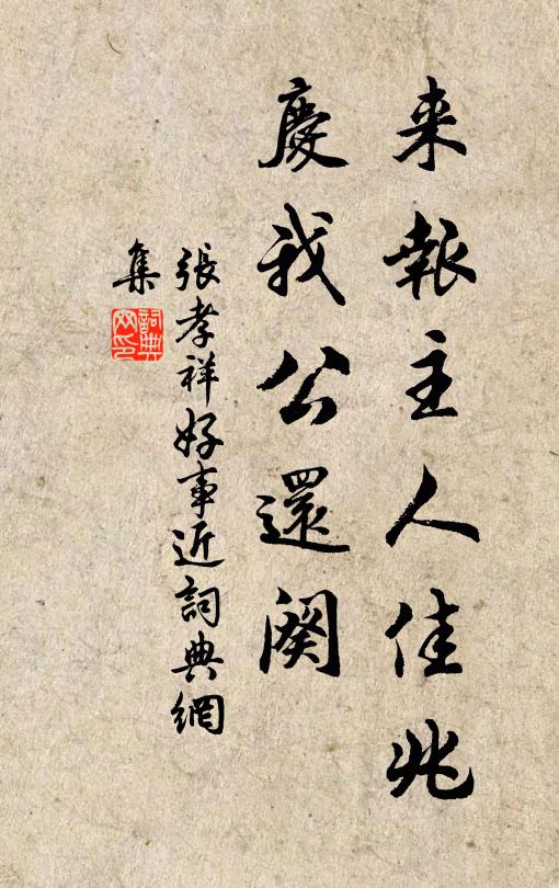 张孝祥来报主人佳兆,庆我公还阕书法作品欣赏