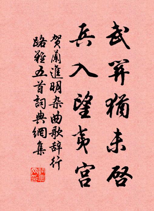 贺兰进明武关犹未启，兵入望夷宫书法作品欣赏