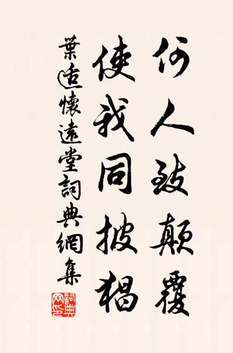 叶适何人致颠覆，使我同披猖书法作品欣赏
