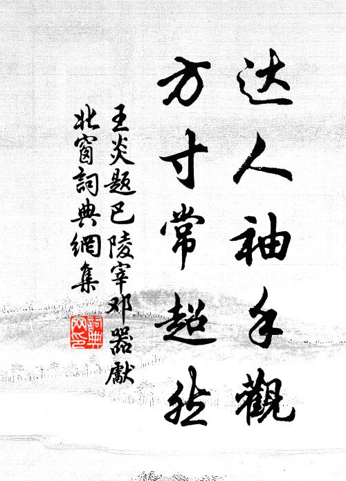 王炎达人袖手观，方寸常超然书法作品欣赏