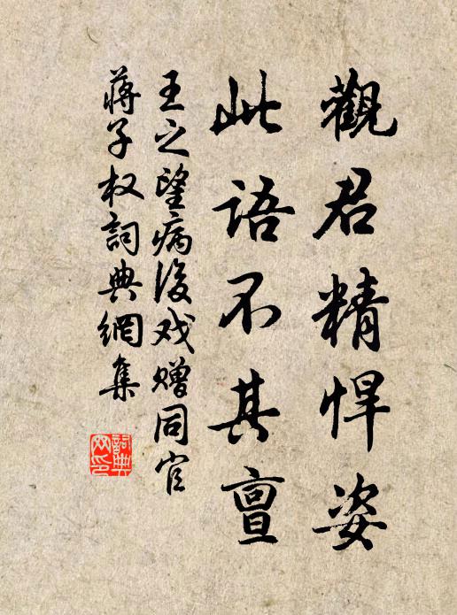 王之望观君精悍姿，此语不其亶书法作品欣赏