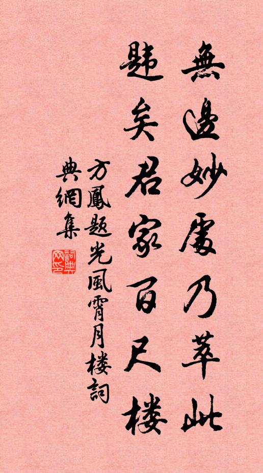 方凤无边妙处乃萃此，韪矣君家百尺楼书法作品欣赏