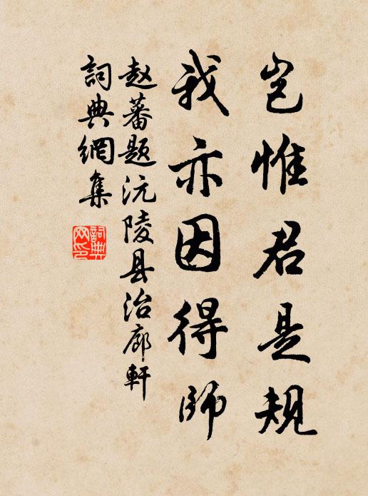 赵蕃岂惟君是规，我亦因得师书法作品欣赏
