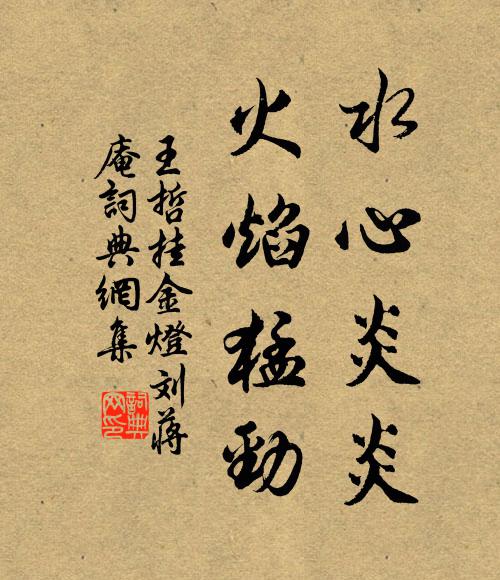 王哲水心炎炎，火焰猛劲书法作品欣赏