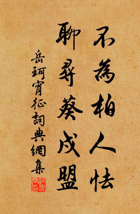 岳珂不为柏人怯，聊寻葵戍盟书法作品欣赏