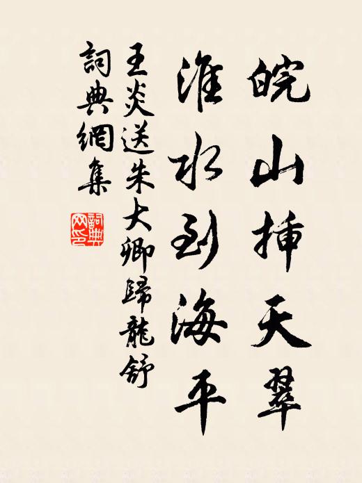 王炎皖山插天翠,淮水到海平书法作品欣赏
