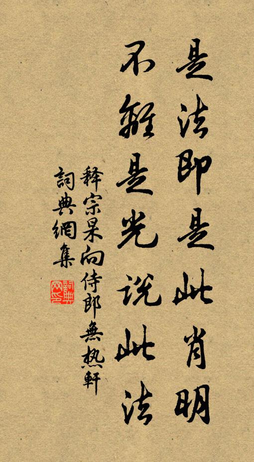 释宗杲是法即是此肖明，不离是光说此法书法作品欣赏