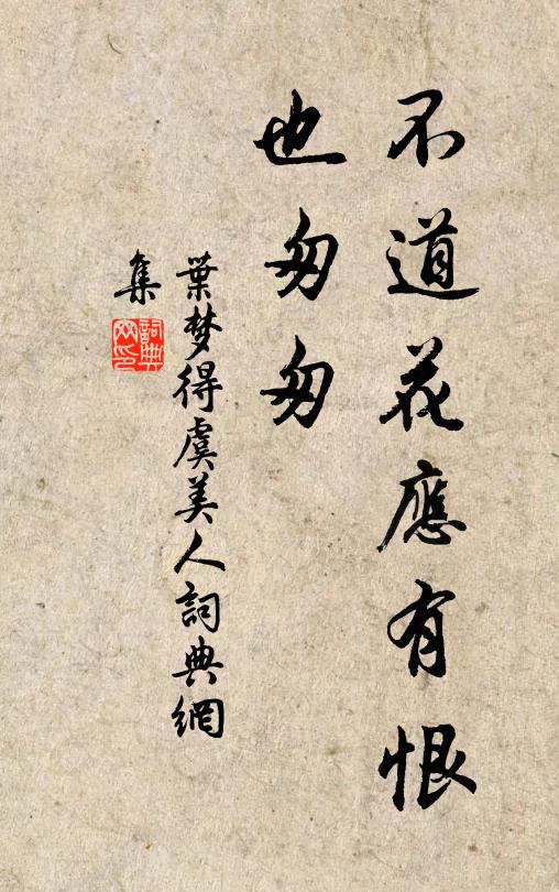 叶梦得不道花应有恨、也匆匆书法作品欣赏