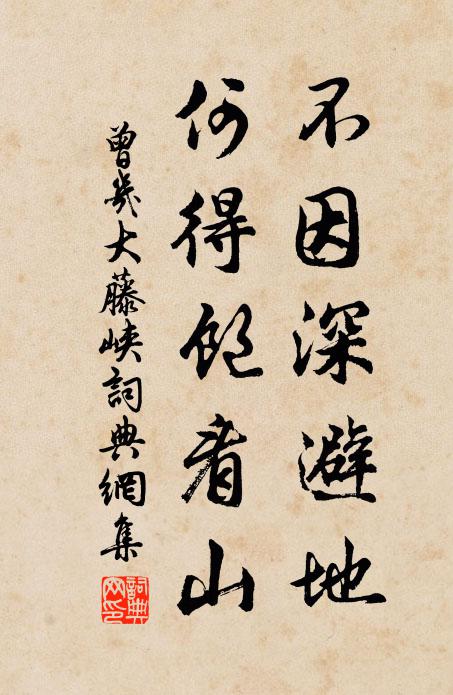 曾几不因深避地，何得饱看山书法作品欣赏