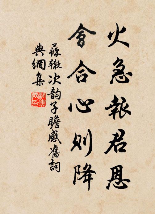 苏辙火急报君恩，会合心则降书法作品欣赏