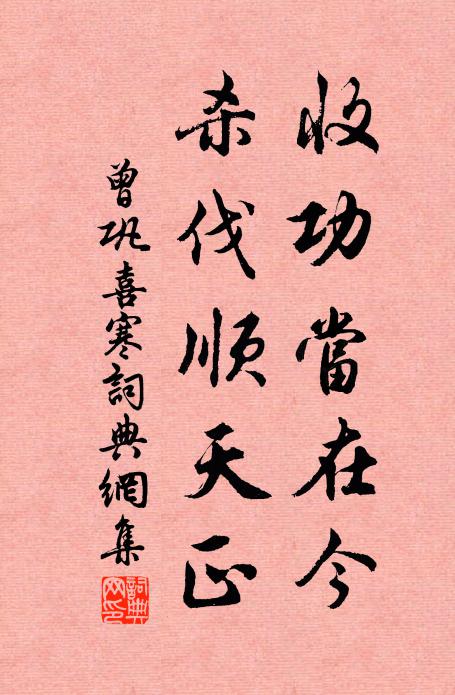 曾巩收功当在今，杀伐顺天正书法作品欣赏