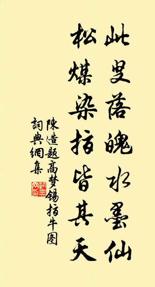 陈造此叟落魄水墨仙，松煤染指皆其天书法作品欣赏