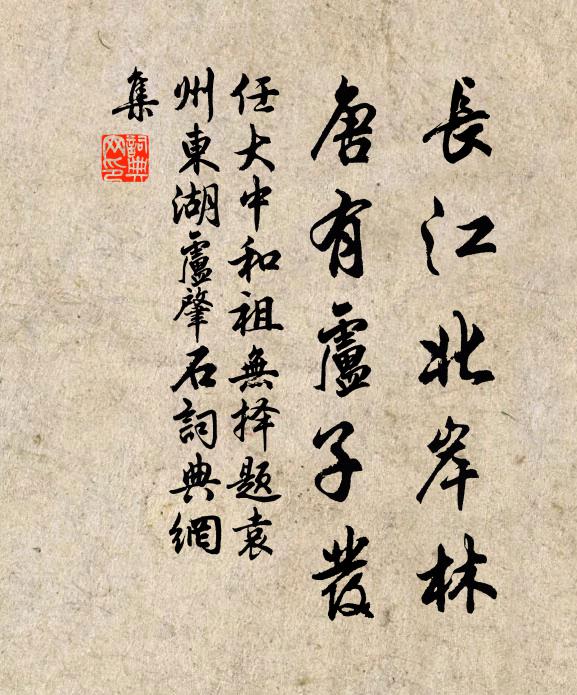 任大中长江北岸林，唐有卢子发书法作品欣赏