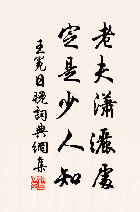 王冕老夫潇洒处，定是少人知书法作品欣赏