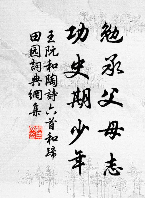 王阮勉承父母志，功史期少年书法作品欣赏