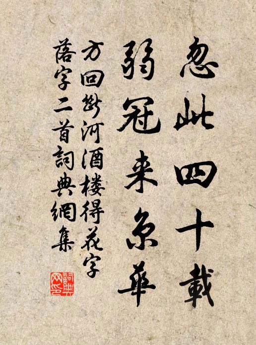 方回忽此四十载，弱冠来京华书法作品欣赏