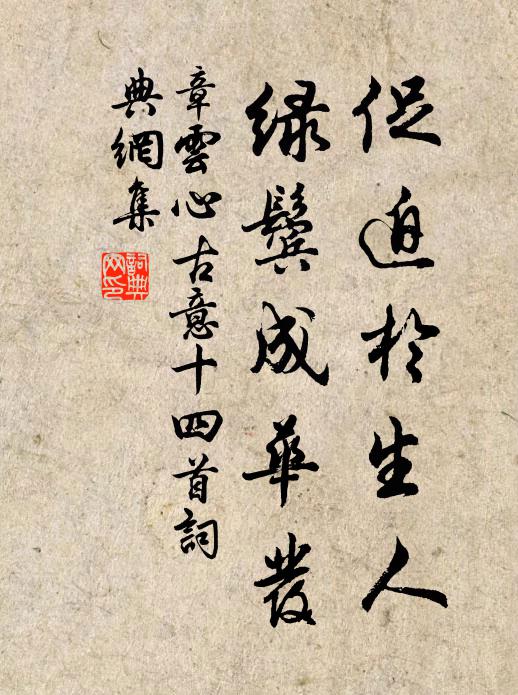 章云心促迫于生人，绿鬓成华发书法作品欣赏