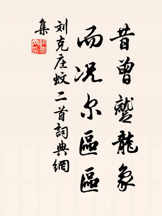 刘克庄昔曾蹴龙象，而况尔区区书法作品欣赏