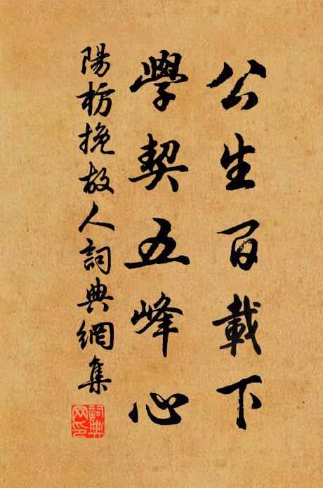 阳枋公生百载下，学契五峰心书法作品欣赏