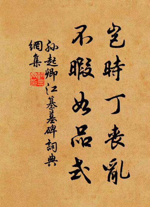 孙起卿岂时丁丧乱，不暇如品式书法作品欣赏