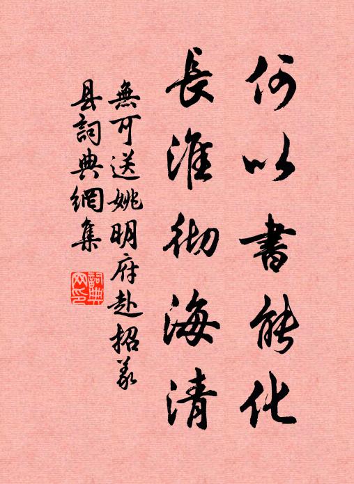 无可何以书能化，长淮彻海清书法作品欣赏