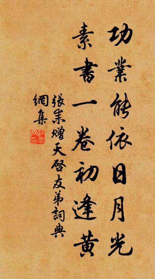 张耒功业能依日月光，素书一卷初逢黄书法作品欣赏