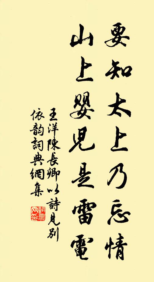 王洋要知太上乃忘情，山上婴儿是雷电书法作品欣赏