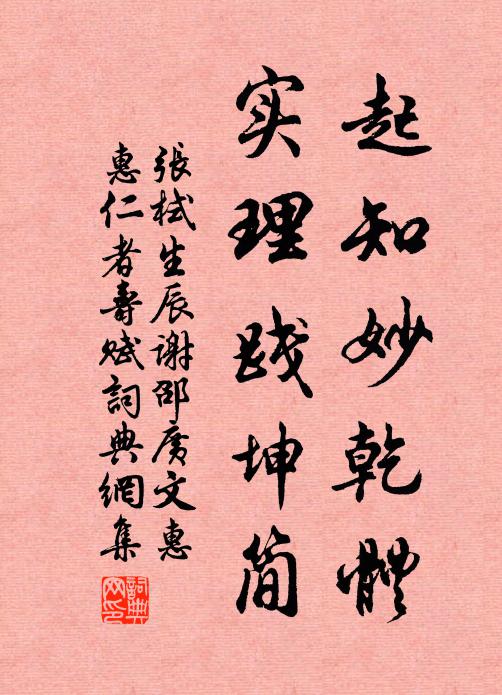 张栻起知妙乾体，实理践坤简书法作品欣赏