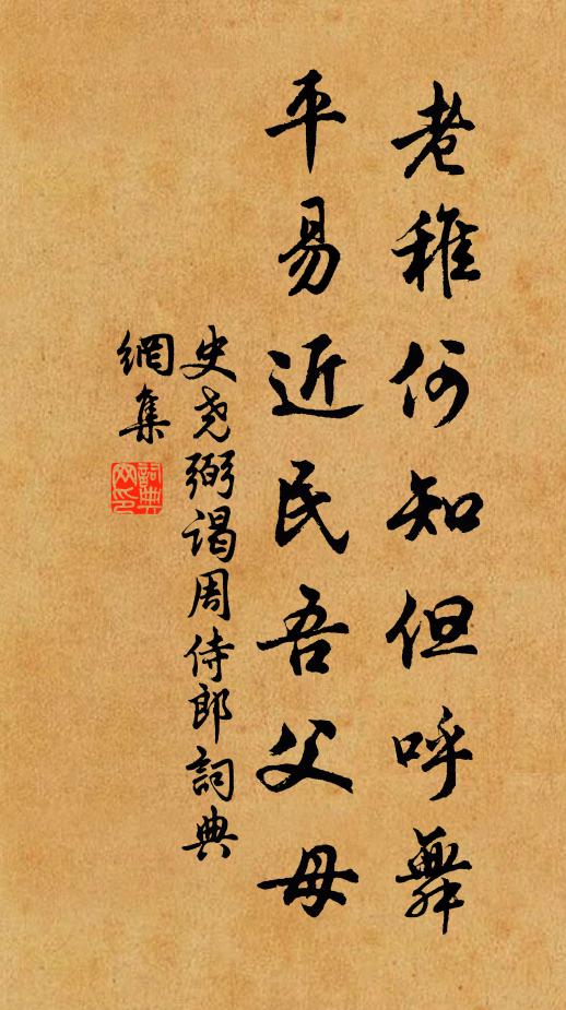 史尧弼老稚何知但呼舞，平易近民吾父母书法作品欣赏