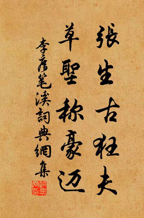 李廌张生古狂夫，草圣称豪迈书法作品欣赏