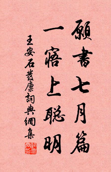 王安石愿书七月篇，一寤上聪明书法作品欣赏