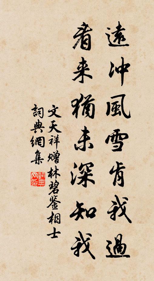 文天祥远冲风雪肯我过，看来犹未深知我书法作品欣赏